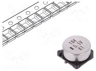 Supercapacitor; SMD; 0.1F; 5.5VDC; -20÷80%; Body dim: Ø10.5x5.5mm KEMET