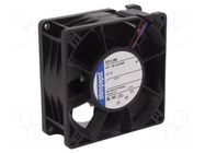 Fan: DC; axial; 12VDC; 92x92x38mm; 280m3/h; 73dBA; ball; 13000rpm EBM-PAPST