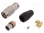 Connector: circular; plug; HR25; male; PIN: 8; threaded joint; 1A HIROSE