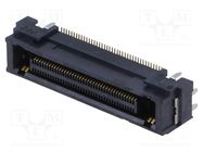 Connector: PCB to PCB; female; PIN: 80; 0.5mm; H: 6.8mm; FX23; SMT HIROSE