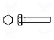 Screw; M3x10; 0.5; Head: hexagonal; steel; zinc; DIN 933; ISO 4017 BOSSARD