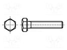 Screw; M6x14; 1; Head: hexagonal; A2 stainless steel; DIN 933 BOSSARD