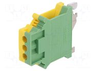 Splice terminal: rail; USLKG; screw terminal; yellow-green PHOENIX CONTACT