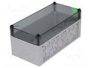 Enclosure: junction box; X: 150mm; Y: 300mm; Z: 132mm; polycarbonate SPELSBERG