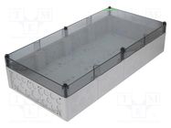 Enclosure: junction box; X: 300mm; Y: 600mm; Z: 132mm; polycarbonate SPELSBERG