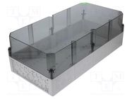 Enclosure: junction box; X: 300mm; Y: 600mm; Z: 209mm; polycarbonate SPELSBERG
