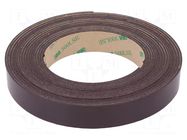 Tape: magnetic; W: 19mm; L: 5m; Thk: 1.55mm; caoutchouc; -40÷71°C 3M