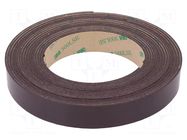 Tape: magnetic; W: 19mm; L: 5m; Thk: 1.55mm; caoutchouc; -40÷71°C 3M