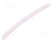 Insulating tube; silicone; transparent; -50÷200°C; Øint: 3mm FAVIER