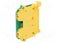 Splice terminal: rail; 1kV; screw terminal; yellow-green; ways: 1 POKÓJ