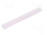 Insulating tube; silicone; transparent; -50÷200°C; Øint: 4mm FAVIER