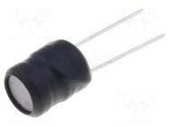 Inductor: wire; THT; 470uH; 700mA; 1Ω; ±10%; Body dim: Ø9.5x11.5mm FERROCORE