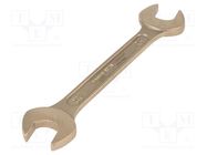 Wrench; spanner; 16mm,17mm; Overall len: 157mm; aluminum bronze BAHCO