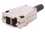 Enclosure for connectors: D-Sub; D-Sub 15pin,D-Sub HD 26pin HARTING