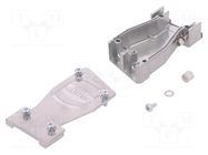 Enclosure for connectors: D-Sub; D-Sub 9pin,D-Sub HD 15pin HARTING
