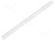 Insulating tube; silicone; transparent; -50÷200°C; Øint: 12mm CYG/KTG