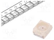 LED; SMD; 3528,PLCC2; orange; 11.2÷28mcd; 3.5x2.8x1.75mm; 60°; 2mA 