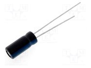 Capacitor: electrolytic; THT; 220uF; 35VDC; Ø8x11mm; Pitch: 3.5mm 
