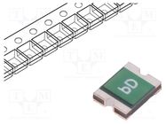 Fuse: PTC polymer; 100mA; Imax: 10A; 0ZCH; 1210 BEL FUSE