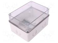 Enclosure: junction box; X: 109mm; Y: 149mm; Z: 54mm; ABS; IP55 ELEKTRO-PLAST NASIELSK