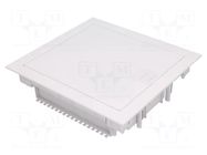 Enclosure: for modular components; IP30; plaster embedded; white ELEKTRO-PLAST NASIELSK