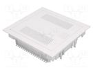 Enclosure: multimedia; IP30; plaster embedded; white; steel ELEKTRO-PLAST NASIELSK