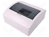 Enclosure: for modular components; IP40; white; No.of mod: 8; 400V ELEKTRO-PLAST NASIELSK