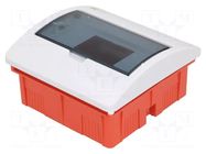 Enclosure: for modular components; IP40; plaster embedded; white ELEKTRO-PLAST NASIELSK