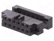 Connector: IDC; plug; female; PIN: 12; Minitek; IDC; 2mm; 2x6; 1mm AMPHENOL COMMUNICATIONS SOLUTIONS