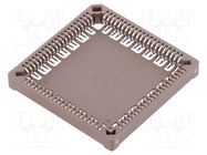 Socket: integrated circuits; PLCC88; phosphor bronze; tinned; 1A NINIGI