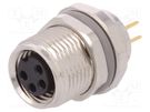 Connector: M8; female; PIN: 4; unshielded; socket; IP67; 30V; 2÷4.5mm TE Connectivity