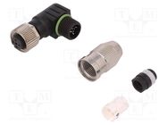 Connector: M12; plug; PIN: 4; female; A code-DeviceNet / CANopen HARTING