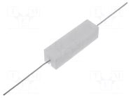 Resistor: wire-wound; cement; THT; 18Ω; 7W; ±5%; Ø0.8x35mm SR PASSIVES