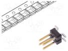 Pin header; pin strips; BERGSTIK; male; PIN: 4; vertical; 2.54mm Amphenol Communications Solutions