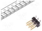 Pin header; pin strips; BERGSTIK; male; PIN: 6; vertical; 2.54mm Amphenol Communications Solutions