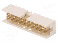 Connector: wire-board; socket; male; PIN: 20; Minitek; 2A; straight AMPHENOL COMMUNICATIONS SOLUTIONS