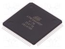 IC: AVR microcontroller; TQFP100; 2kBEEPROM,4kBSRAM,64kBFLASH MICROCHIP TECHNOLOGY