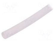 Insulating tube; silicone; transparent; -50÷200°C; Øint: 4mm FAVIER