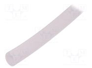 Insulating tube; silicone; transparent; -50÷200°C; Øint: 6mm FAVIER