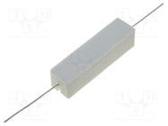 Resistor: wire-wound; cement; THT; 10Ω; 15W; ±5%; 48x13x13mm SR PASSIVES