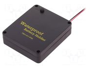 Holder; AA,R6; Batt.no: 4; cables; 150mm; black; IP65; with switch COMF