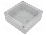 Enclosure: multipurpose; X: 150mm; Y: 150mm; Z: 60mm; ZP; ABS; gasket KRADEX