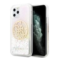 Guess GUHCN58LGIRGP iPhone 11 Pro hard case Gradient Liquid Glitter Circle Logo, Guess