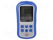 Tester: thickness; 1÷300mm; 1%; Measurement memory: 12 PEAKTECH