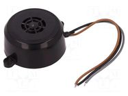 Sound transducer: piezo signaller; 80÷90dB; Colour: black; 36÷48V ANMAR