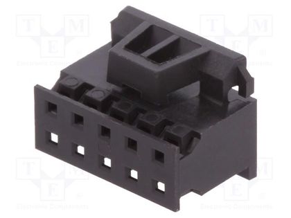 Plug; wire-board; female; Minitek; 2mm; PIN: 10; w/o contacts; FCI Amphenol Communications Solutions 10073599-010LF