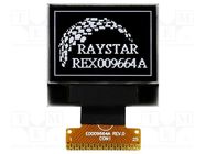 Display: OLED; graphical; 0.95"; 96x64; Dim: 24.9x22.95x1.65mm RAYSTAR OPTRONICS