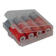 AAA or AA Battery Clear Plastic Storage Case