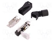 Connector: RJ45; plug; PIN: 4; Cat: 5; shielded; Layout: 8p4c; angled HARTING