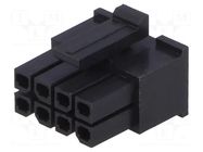 Connector: wire-board; plug; female; Minitek® Pwr 3.0; 3mm; PIN: 8 AMPHENOL COMMUNICATIONS SOLUTIONS